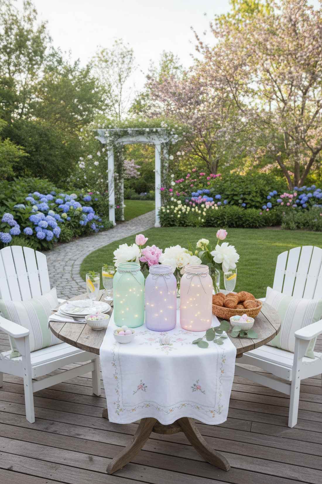spring garden party pastels