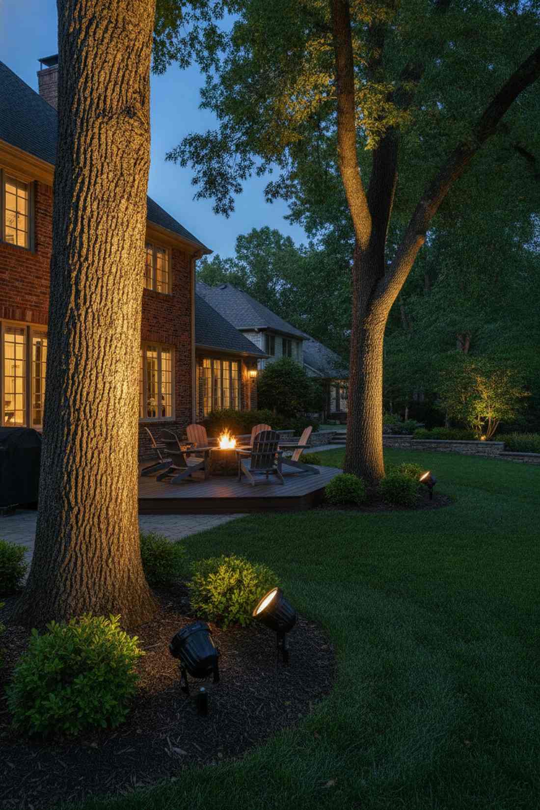uplighting architectural features
