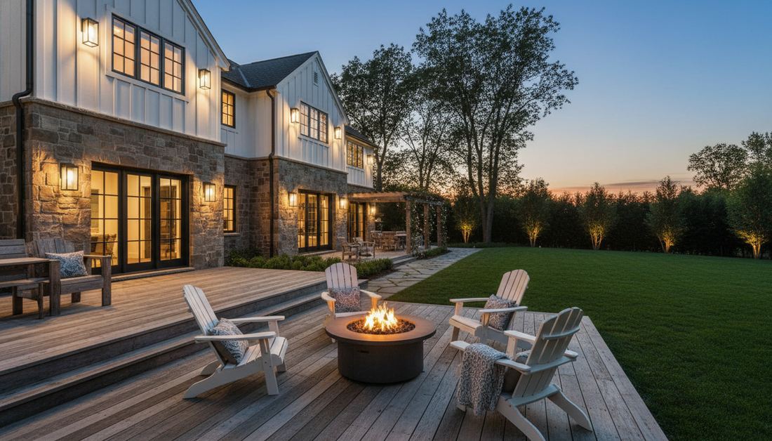 outdoor lighting wall
