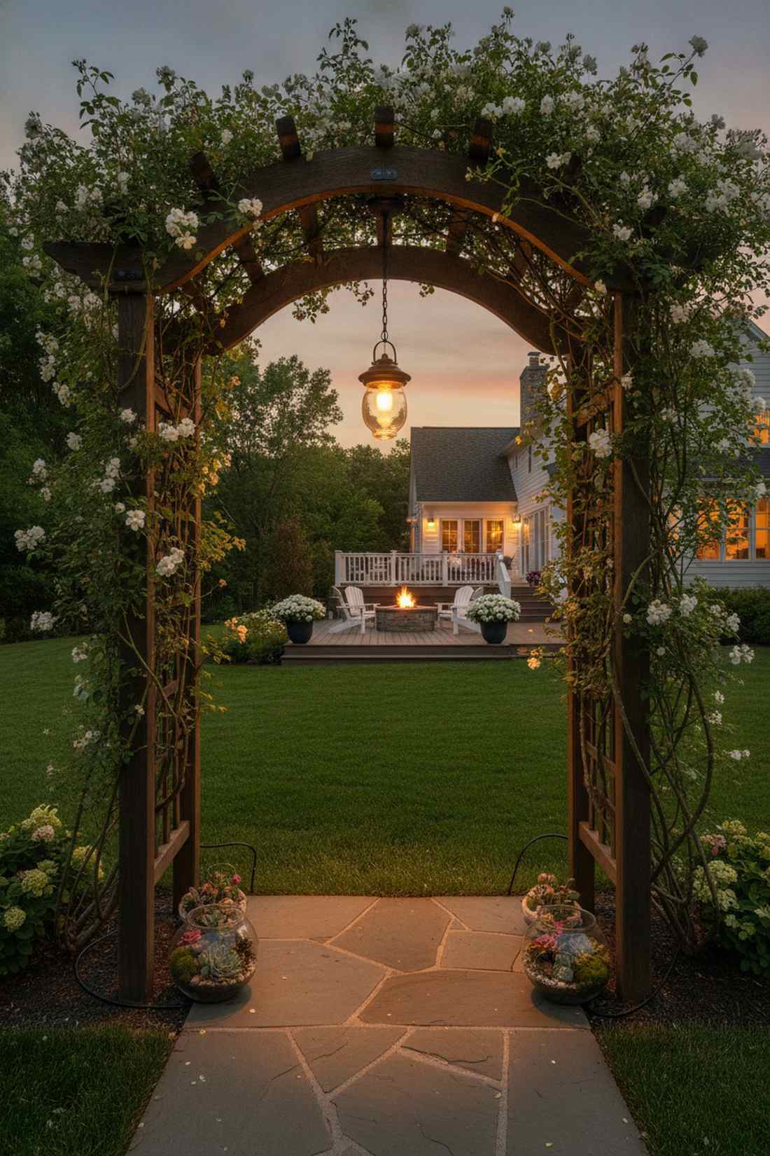 arbor entry lighting