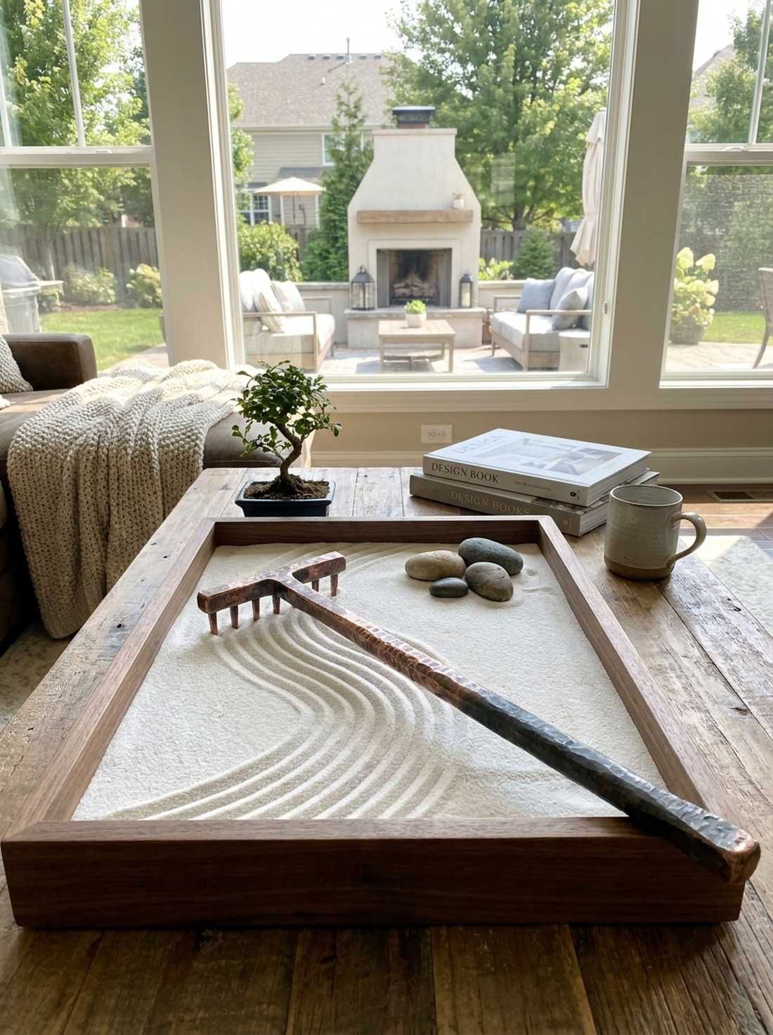 artisan forged metal rakes