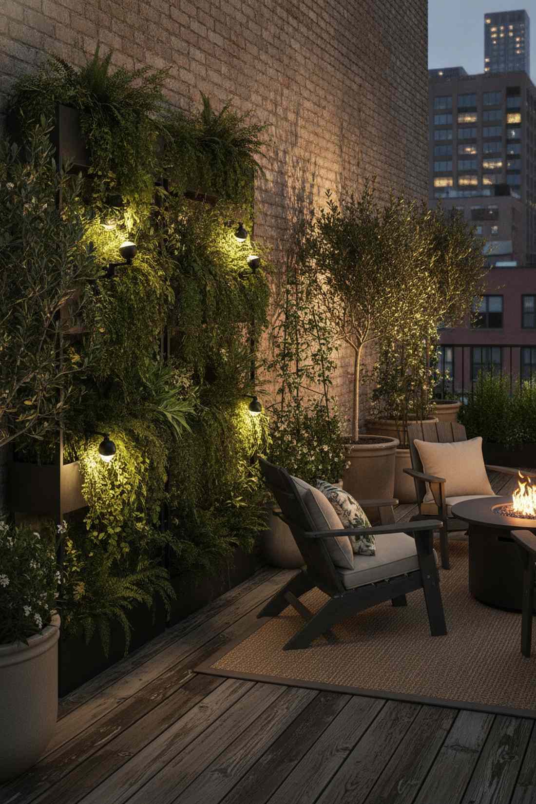 clip on planter accent lights