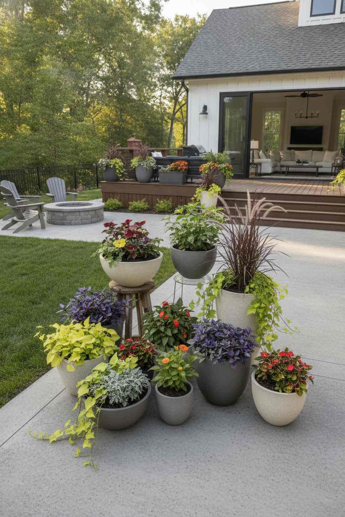 container garden clusters