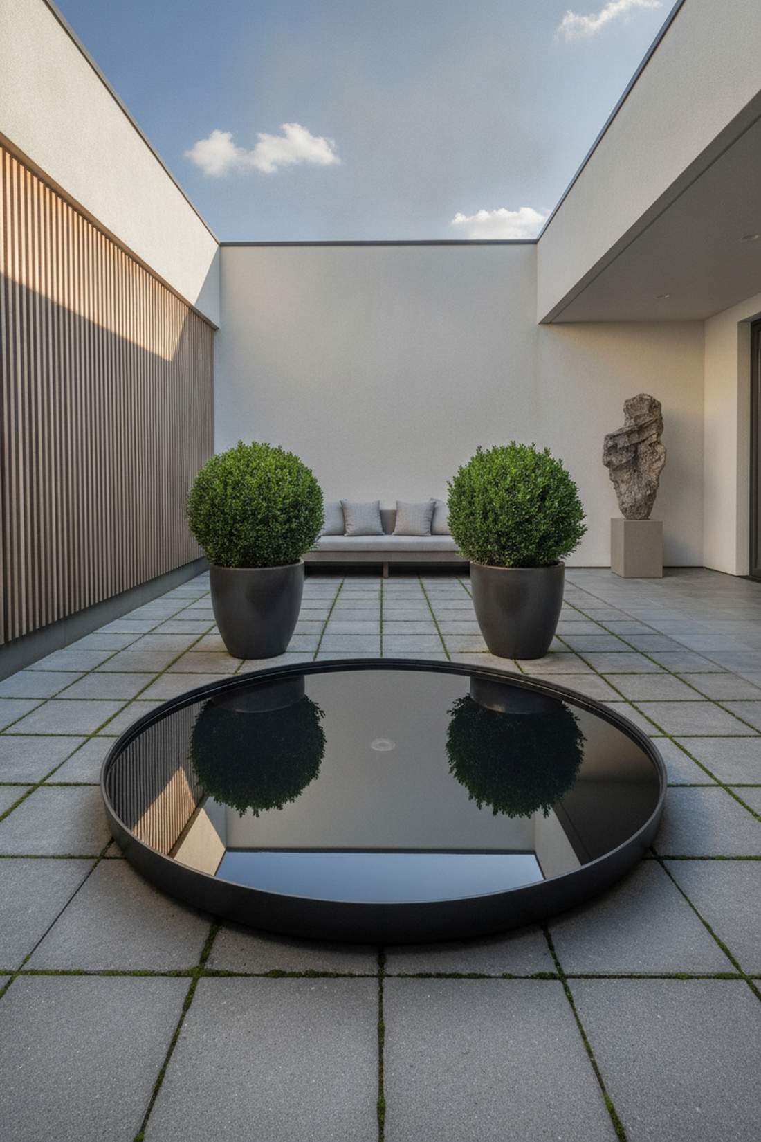 courtyard reflection garden