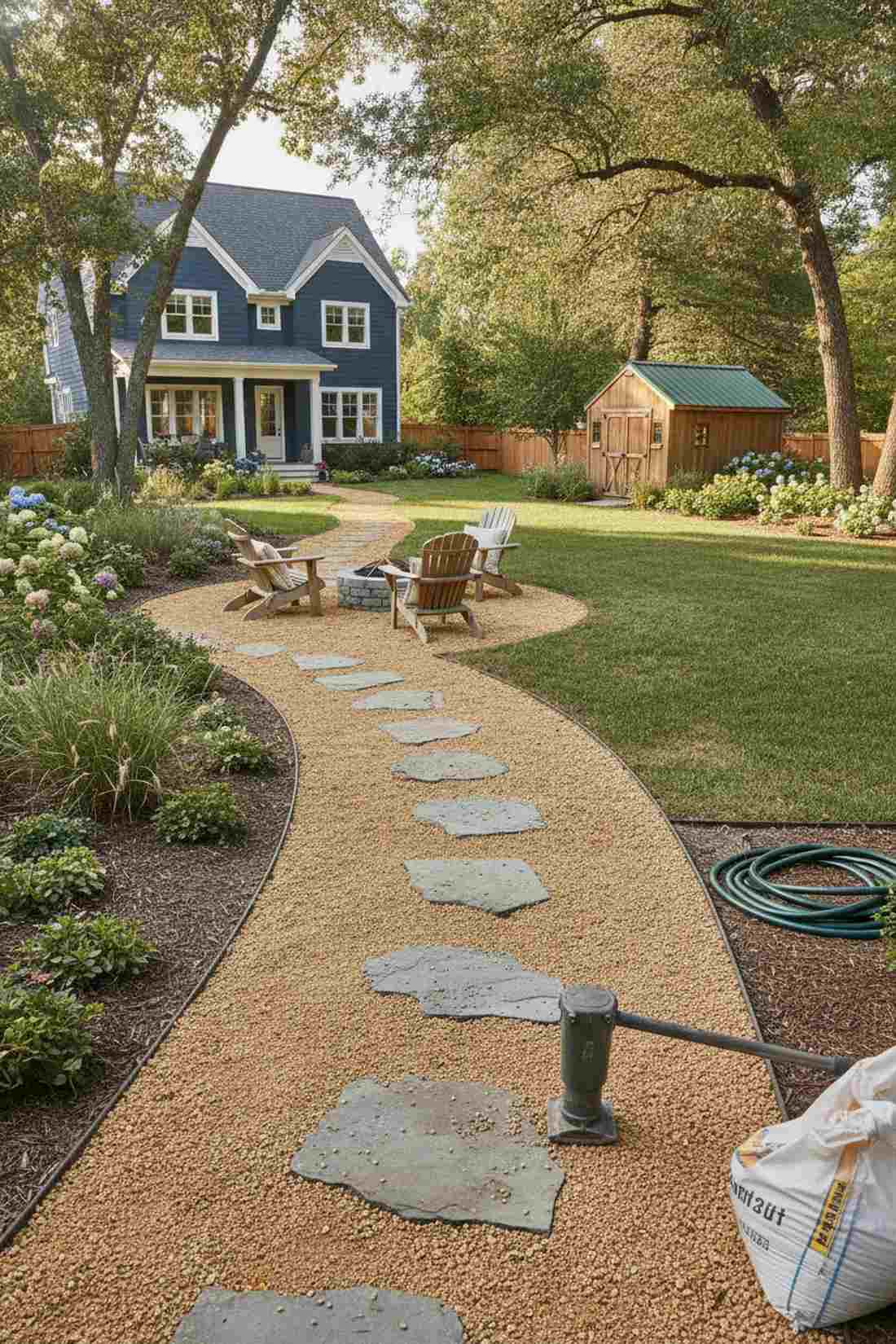 decomposed granite natural finish