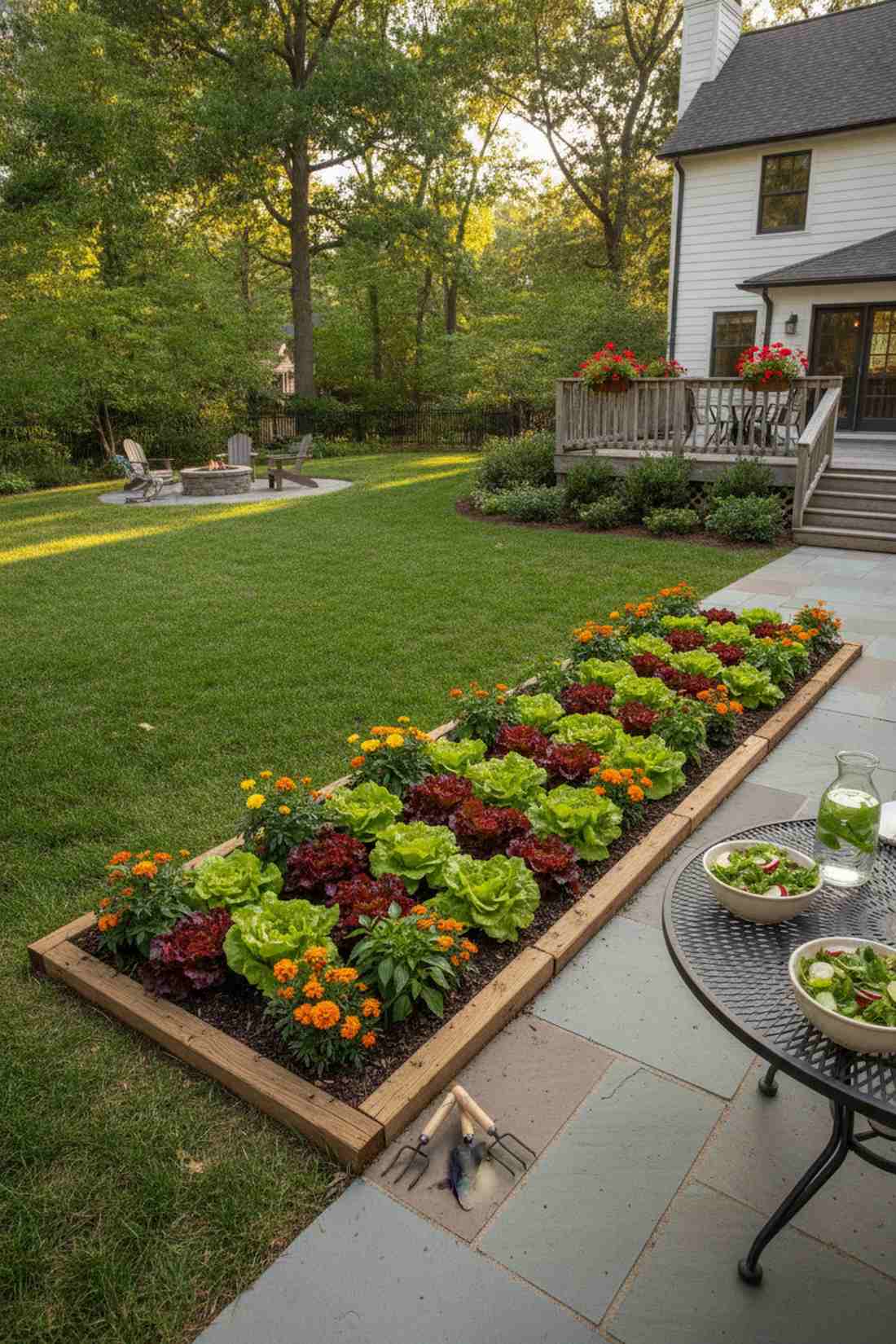 edible edge small garden bed