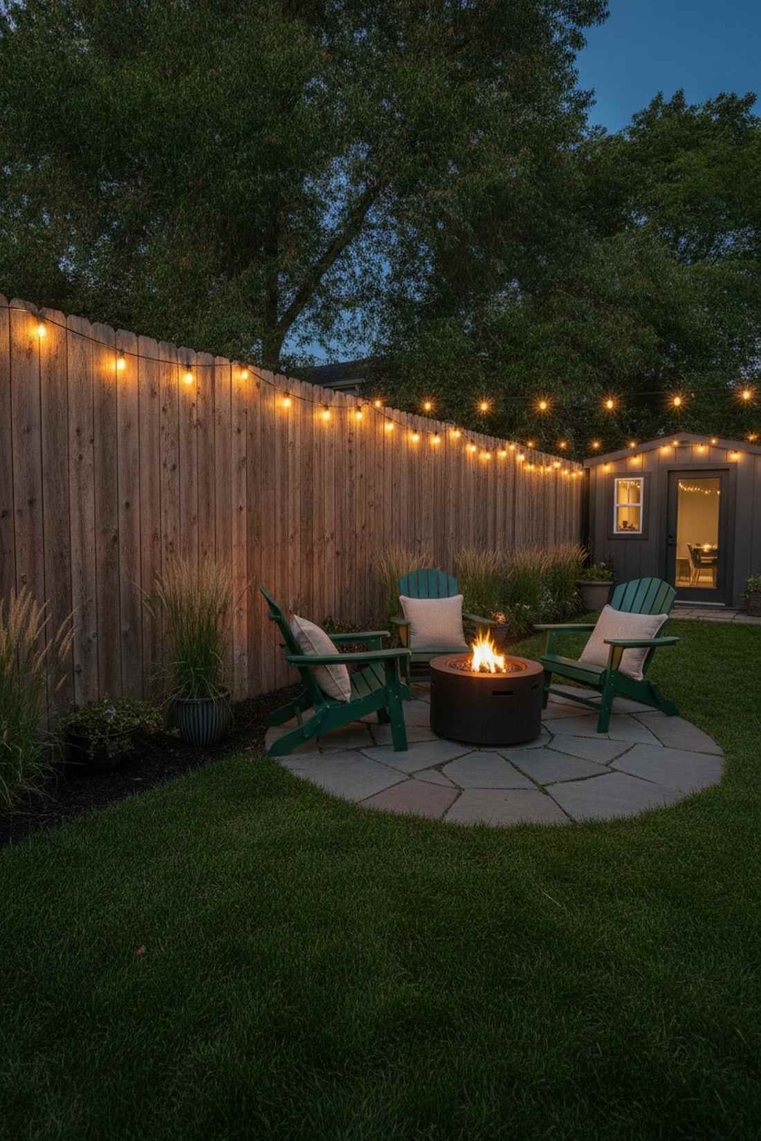 fence top string border