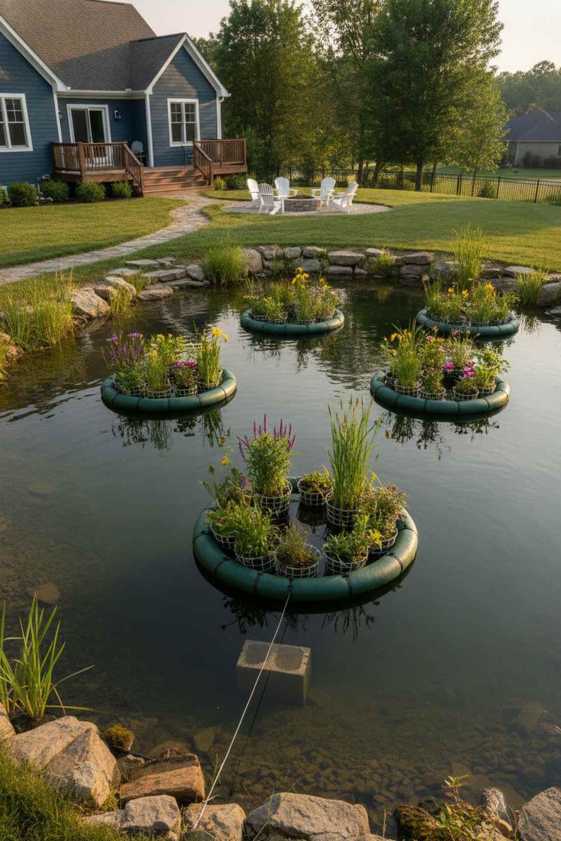floating wetland islands