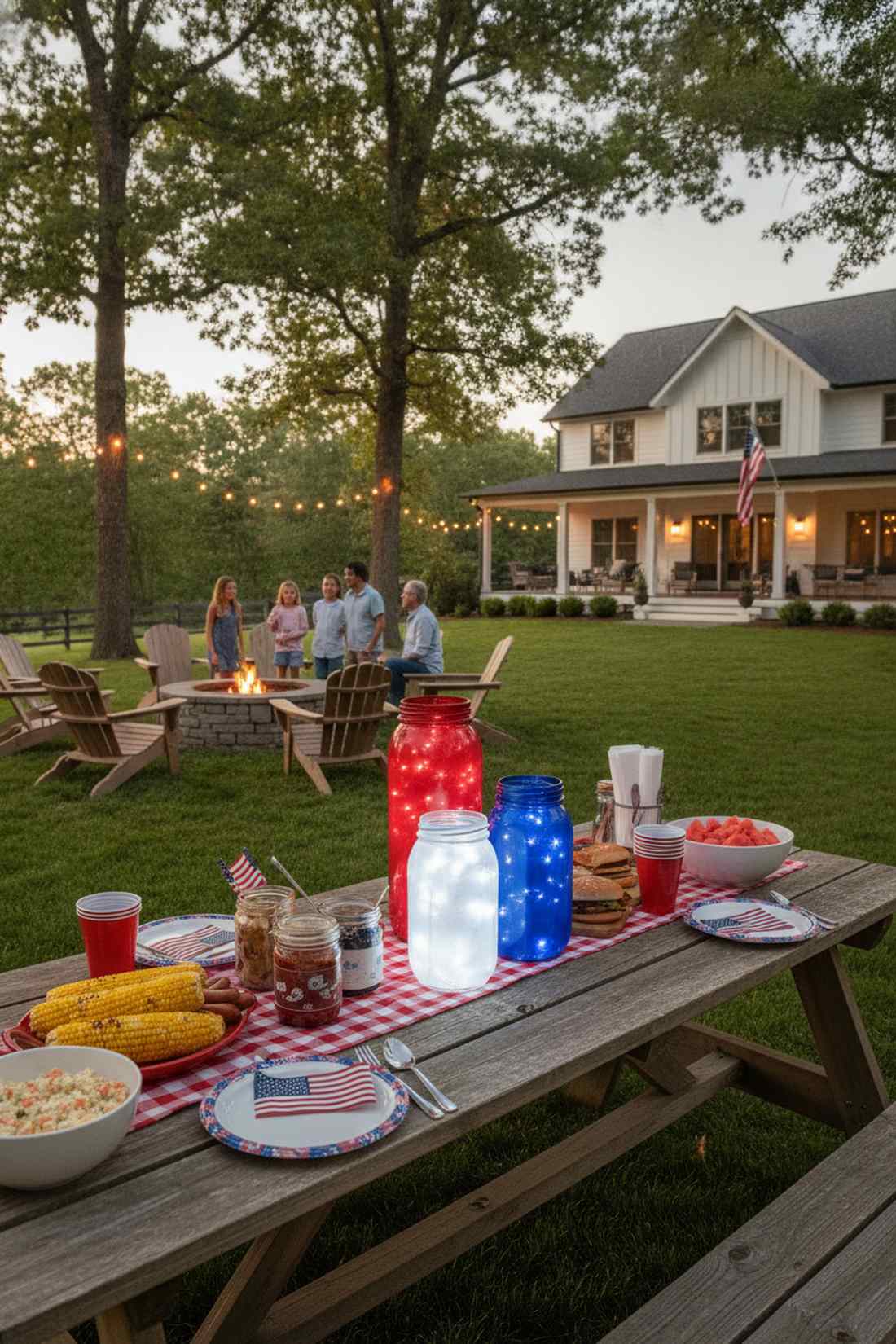 fourth of july patriotic trio
