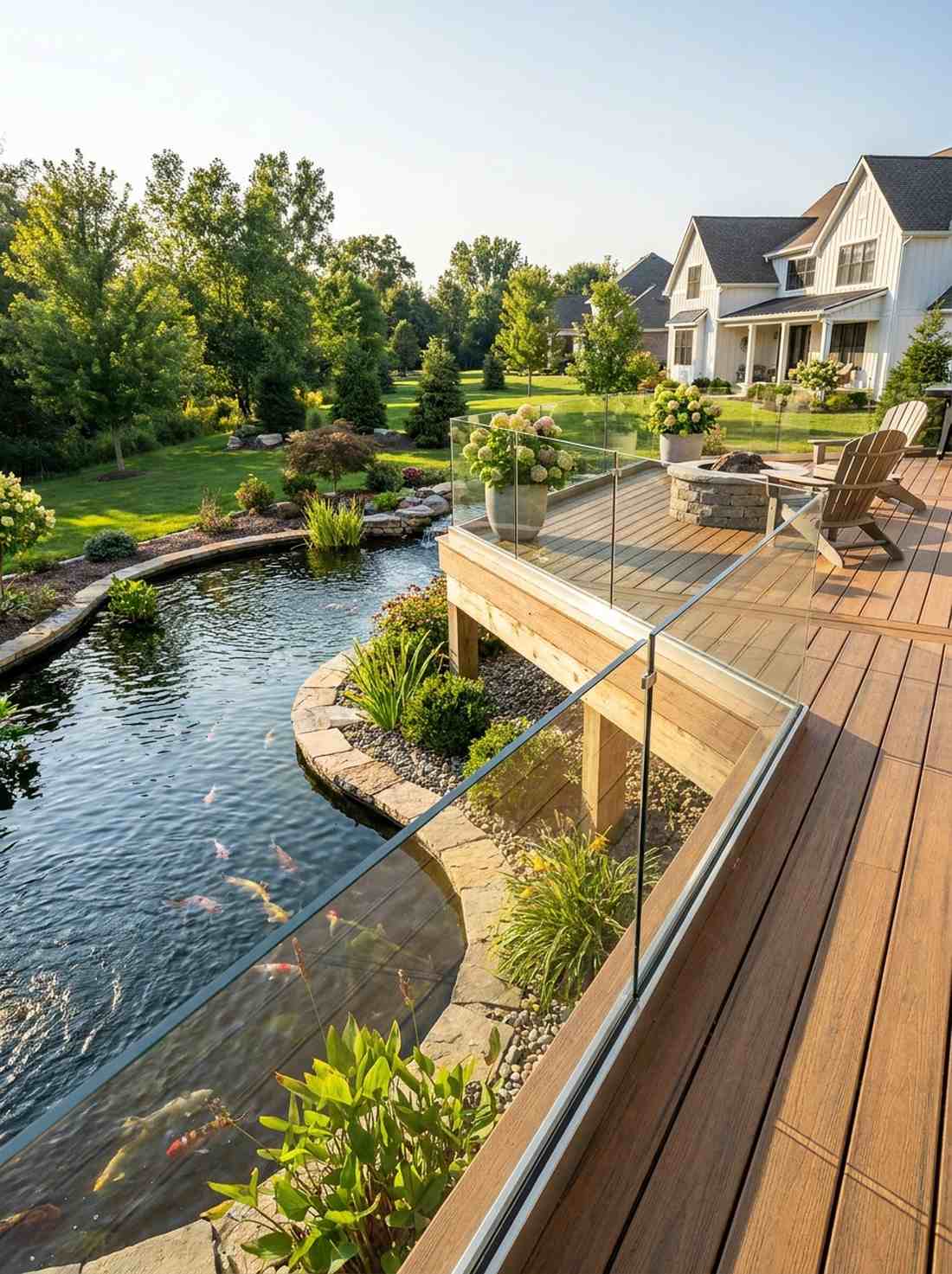 glass panel railings