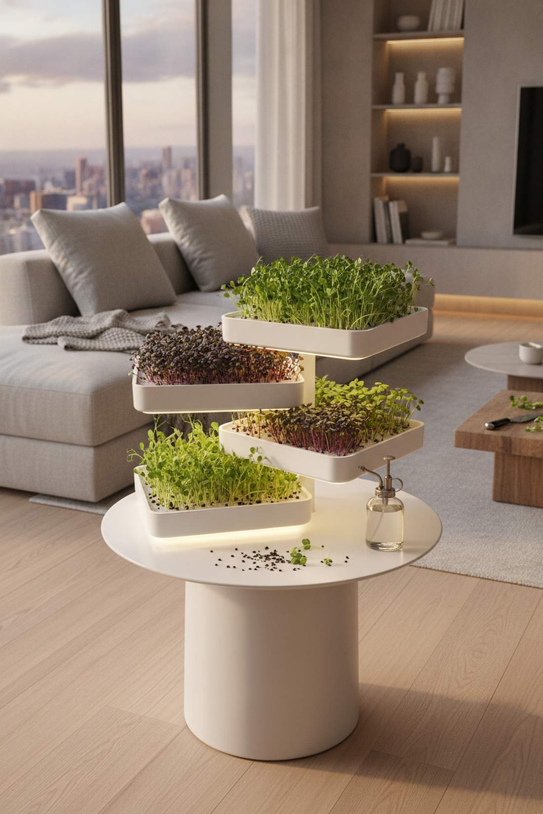 micro greens production station
