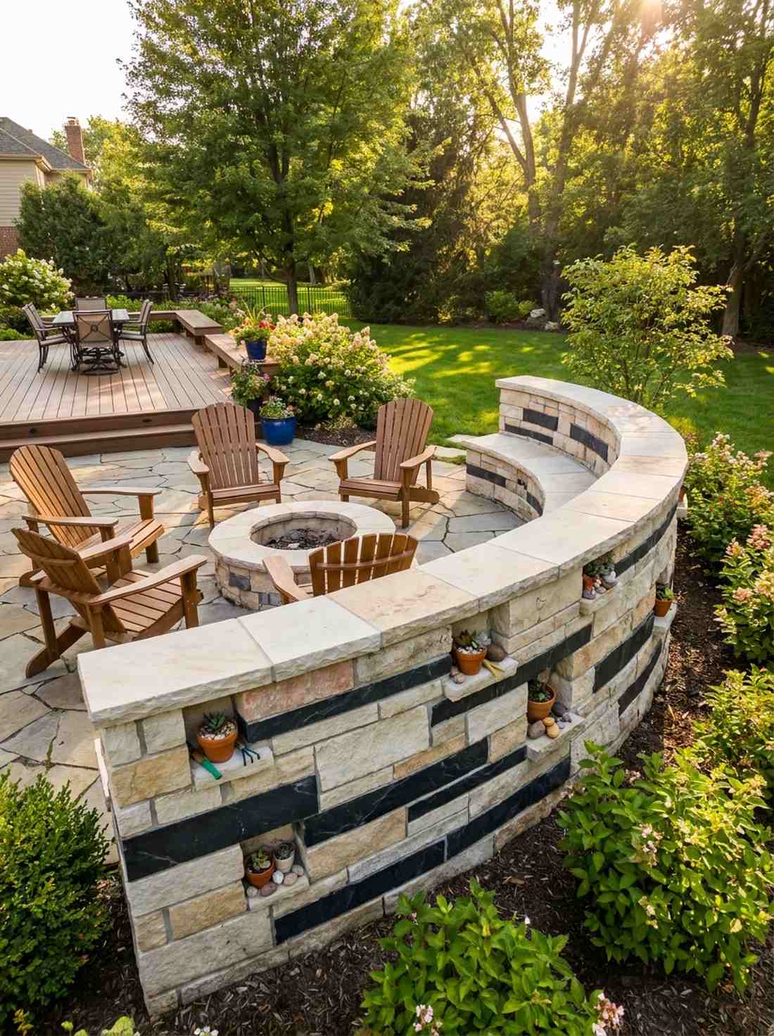 mosaic mixed stone patterns