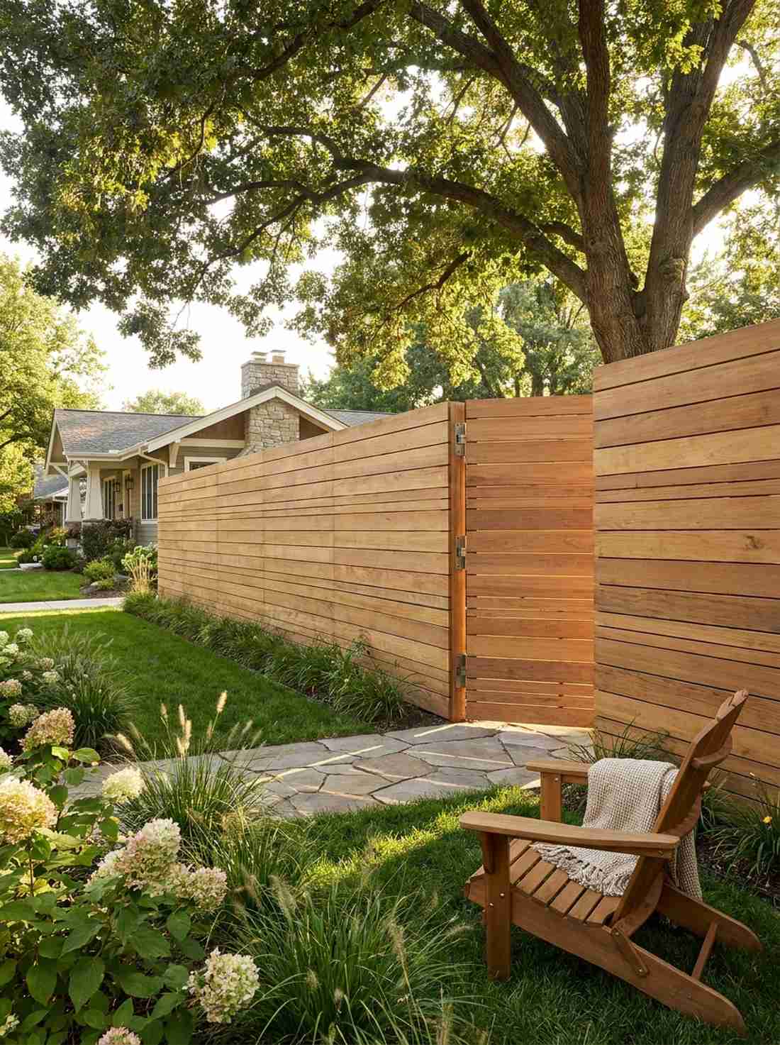 seamless gate hidden in fence