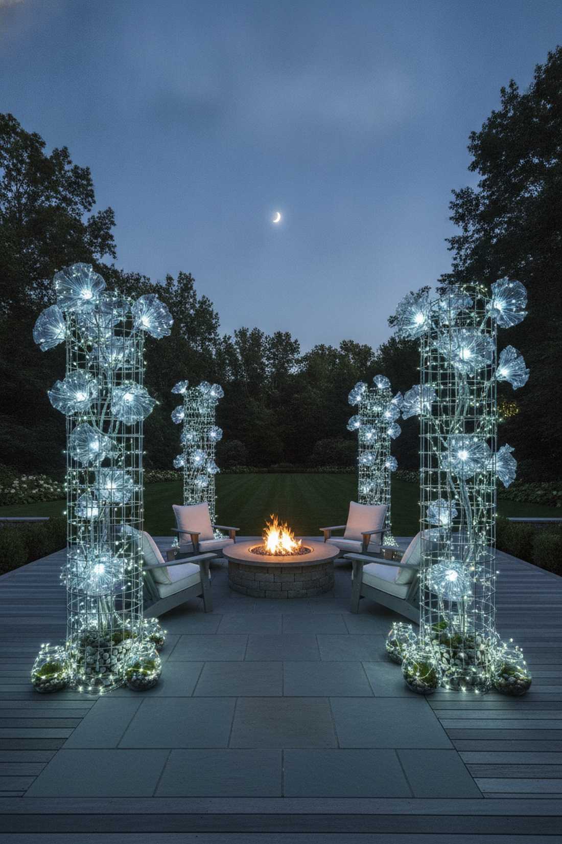 shimmer silvery blue elegance