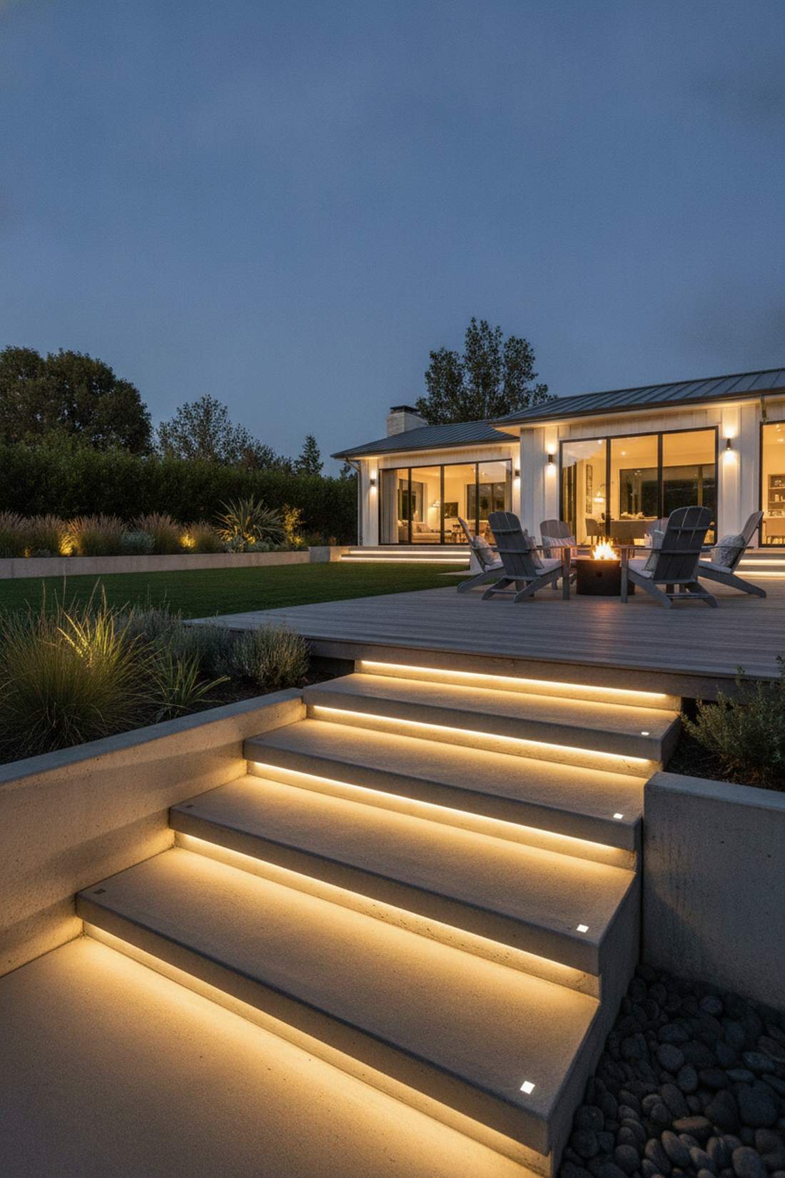 stair tread nose lights