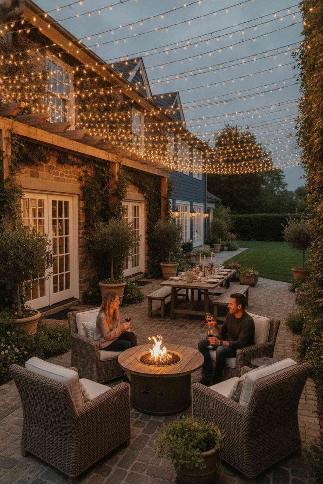 string light canopies