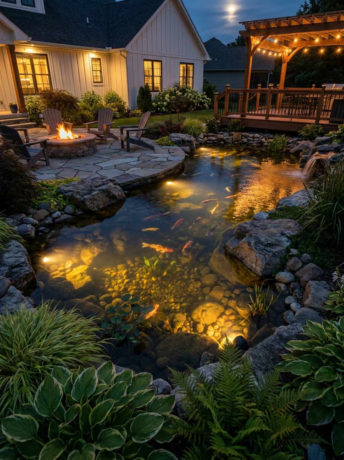 underwater pond illumination
