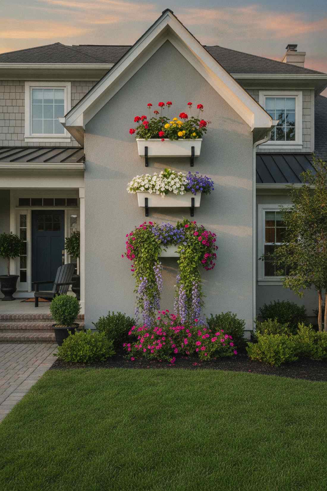 vertical succulent frame