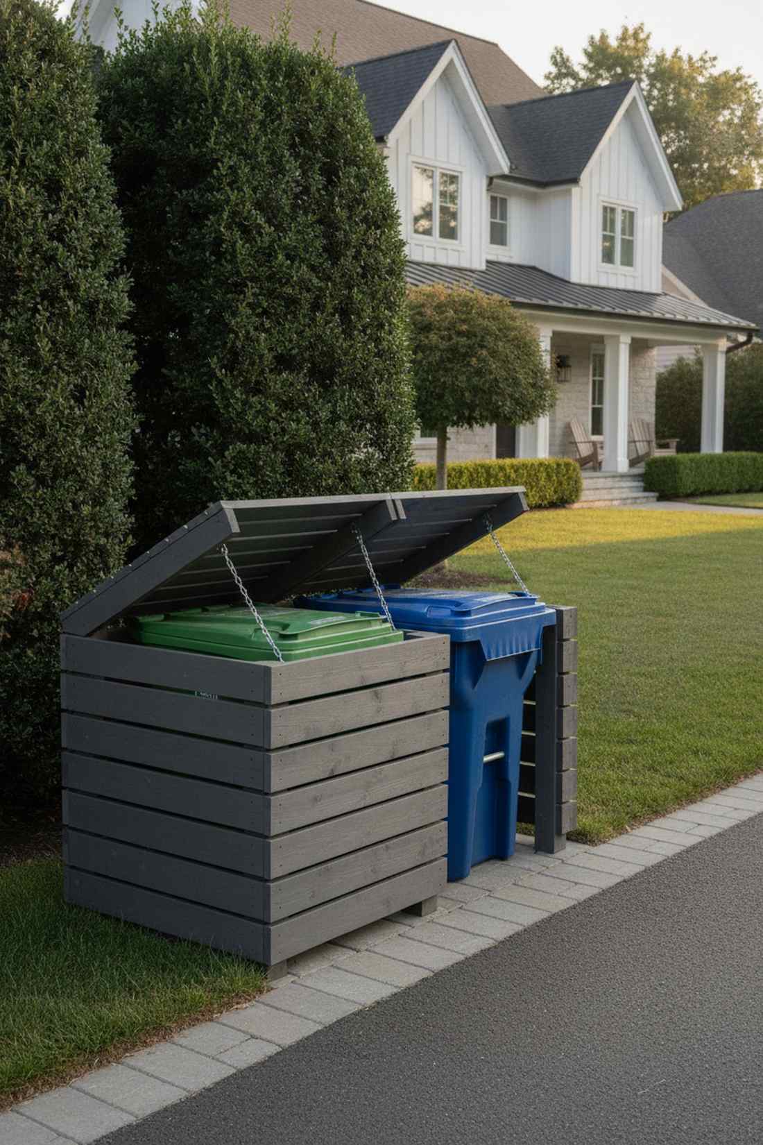wheelie bin enclosure