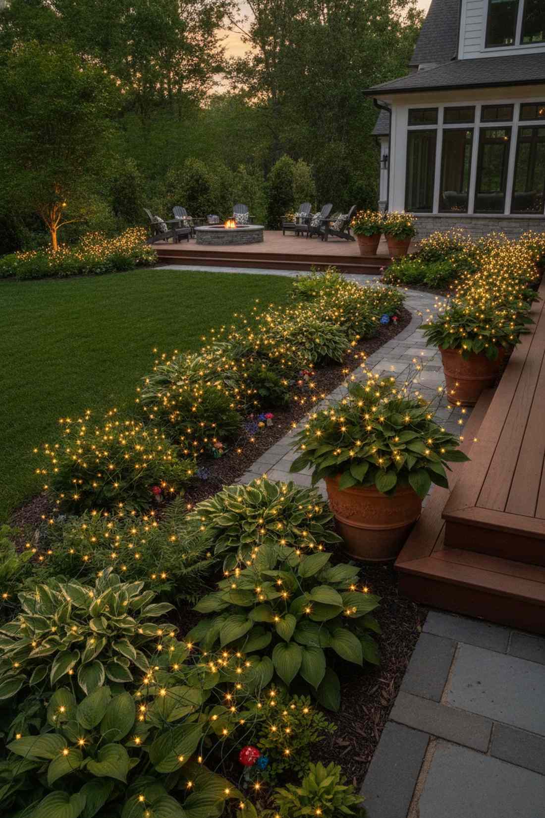 yellow firefly effect gardens