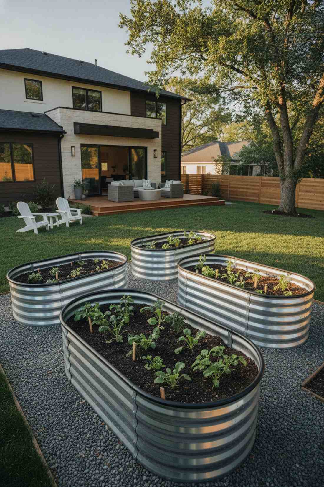 corrugated metal beds