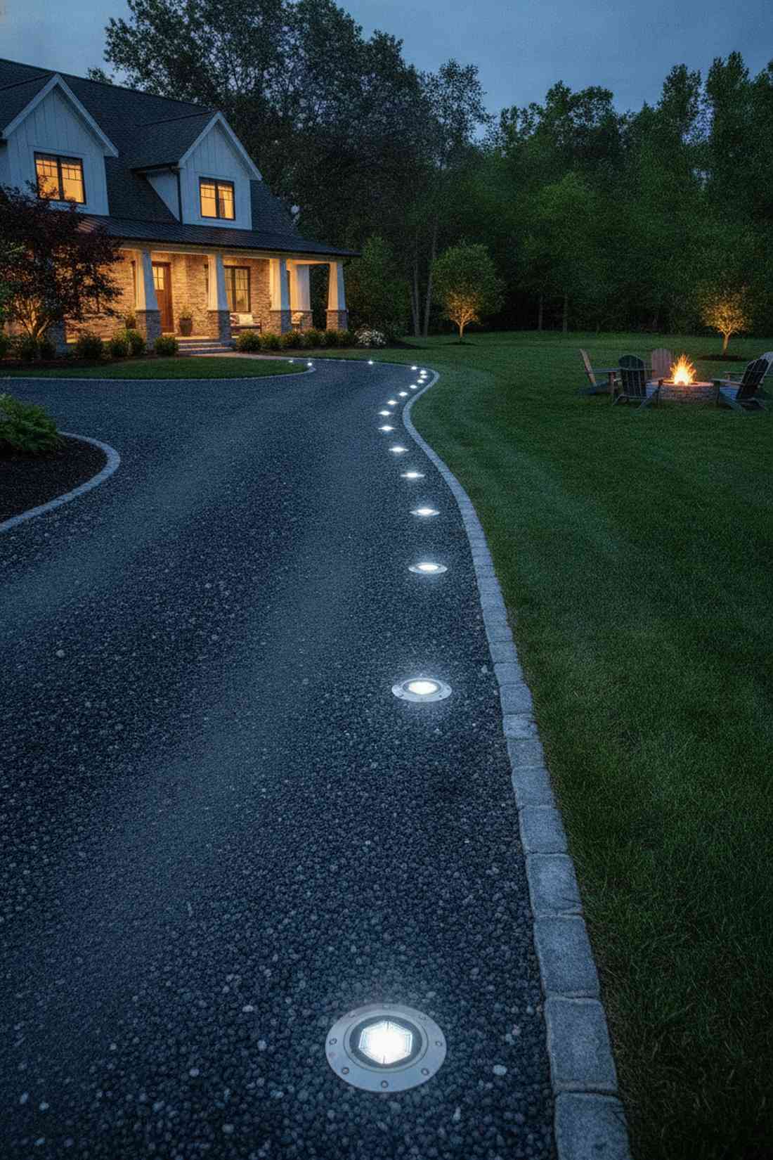 driveway alert marker lights