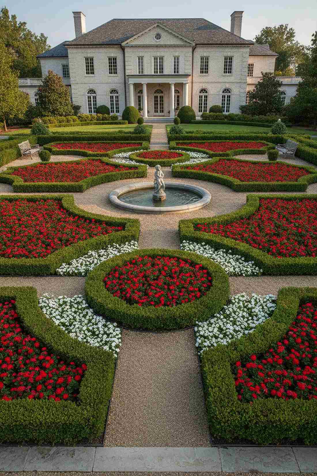 formal symmetrical parterre
