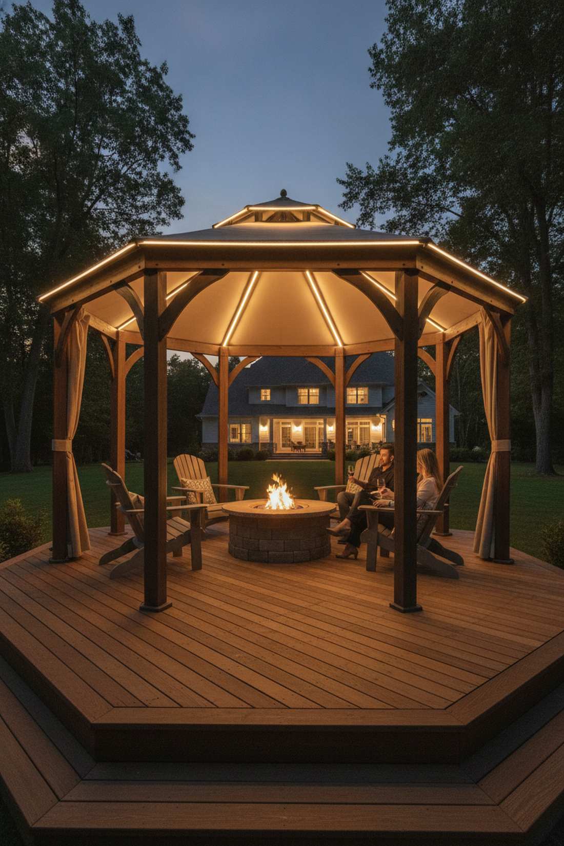 gazebo canopy lighting