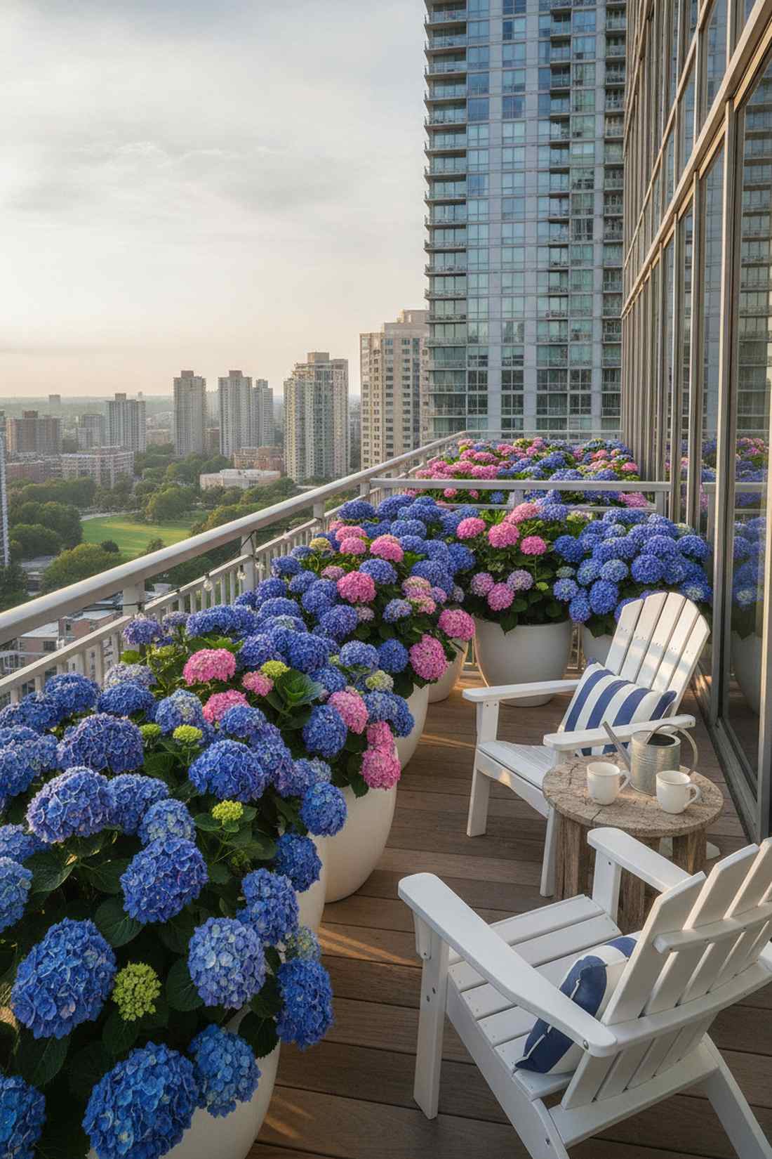 hydrangea screen