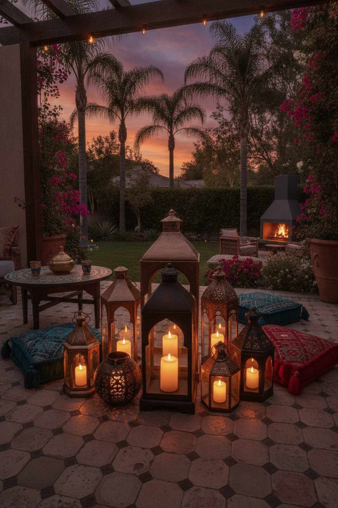 lantern cluster arrangements