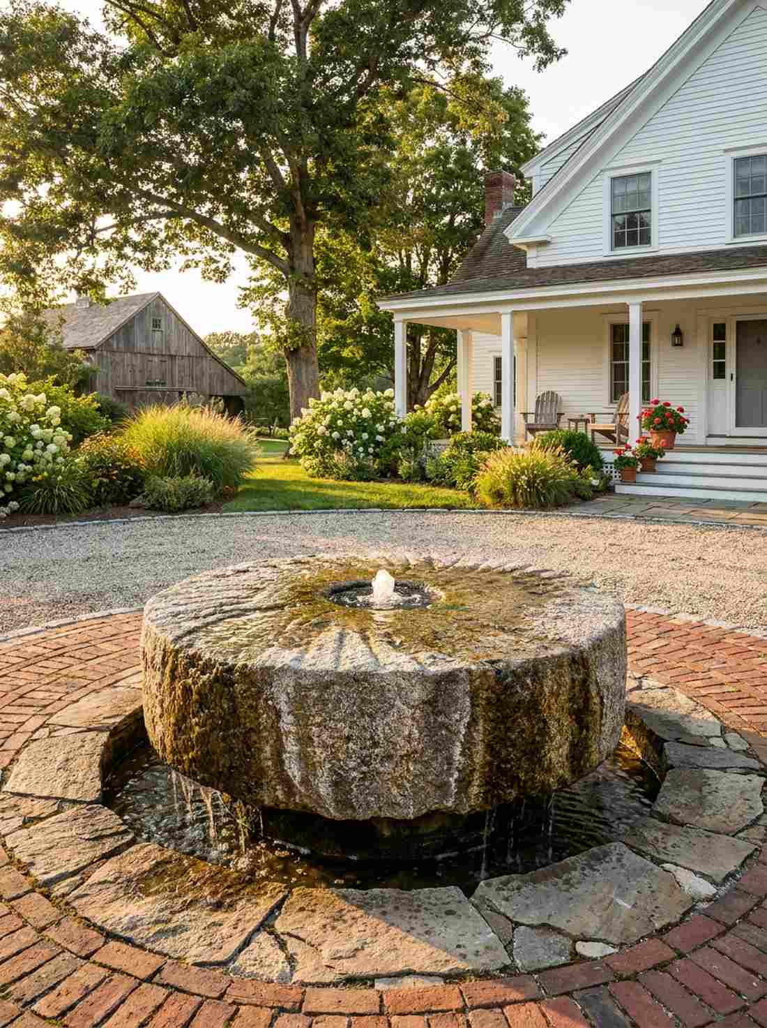 millstone fountain