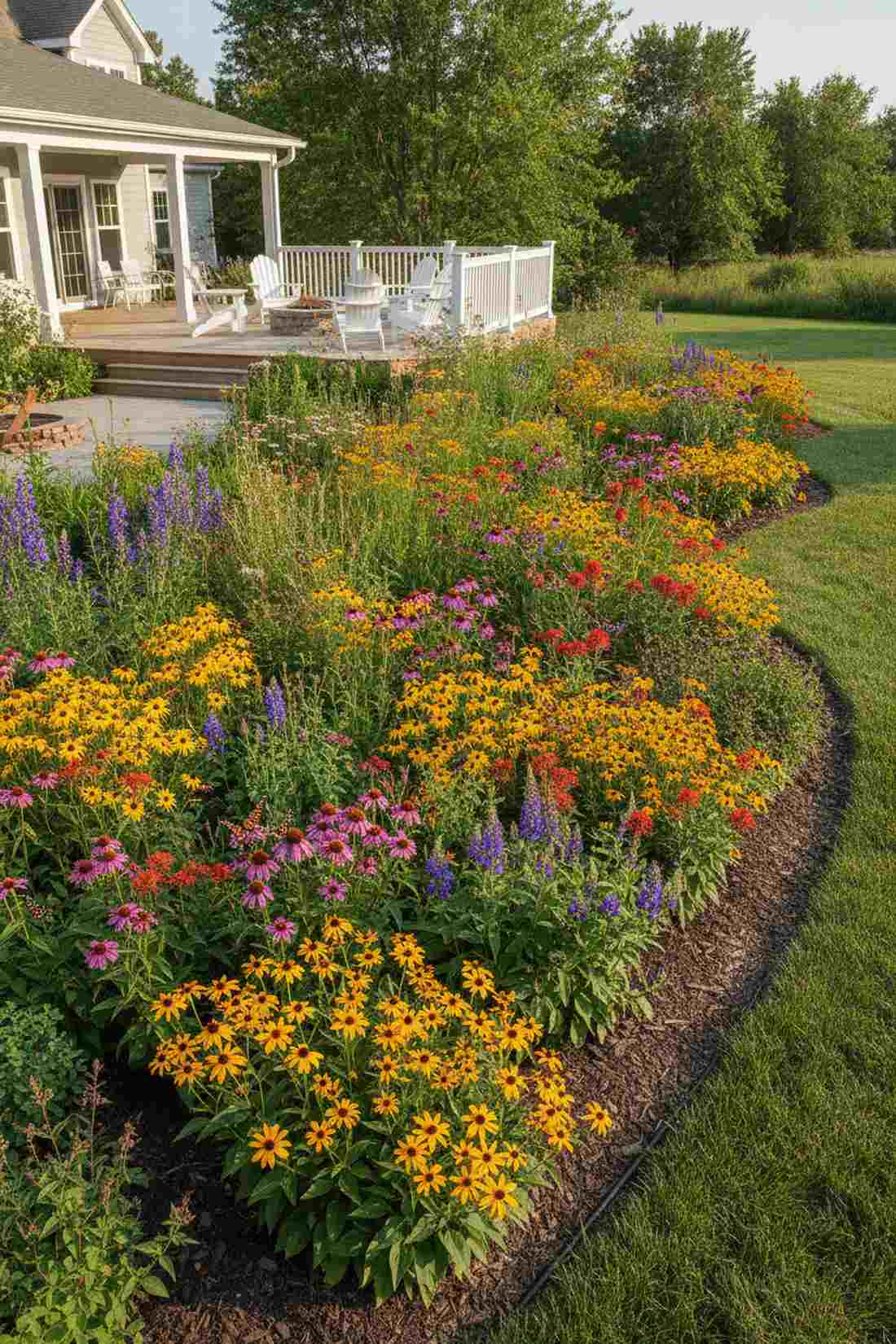 native pollinator garden beds