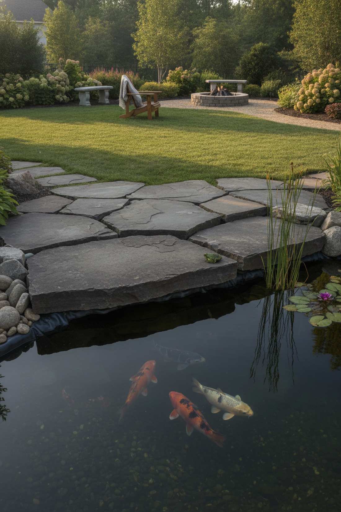 pond viewing platform approach