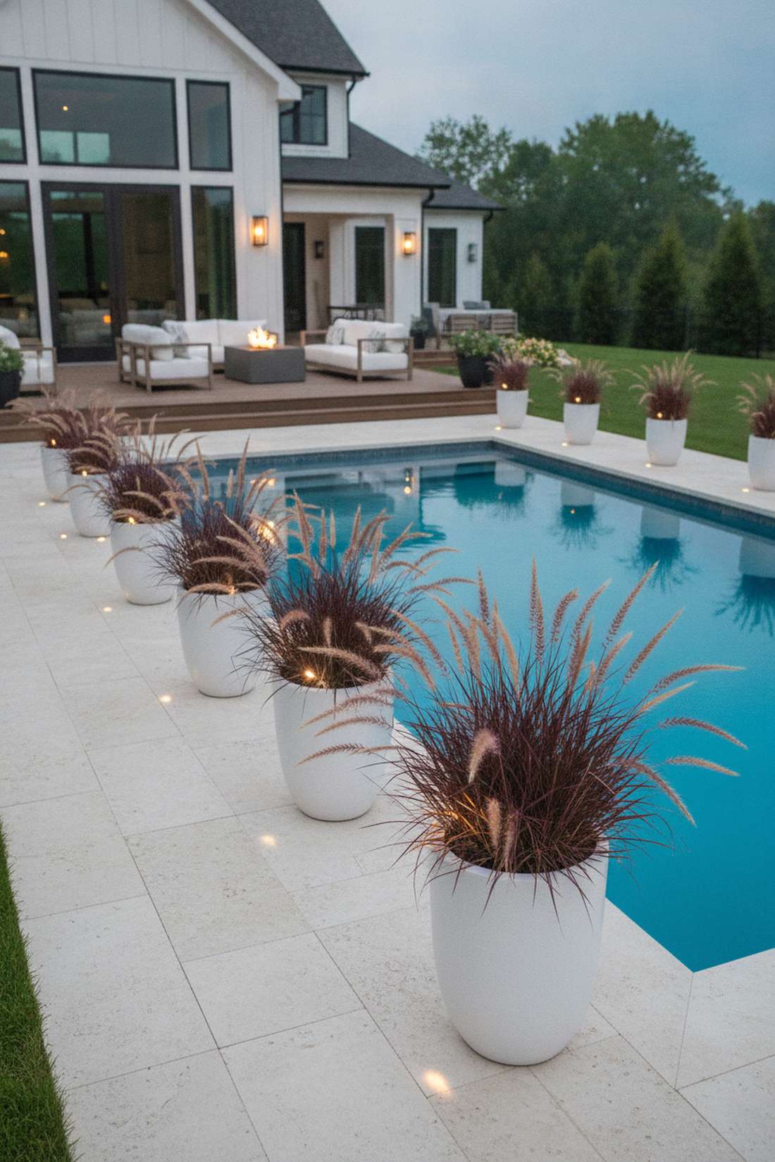 purple fountain grass