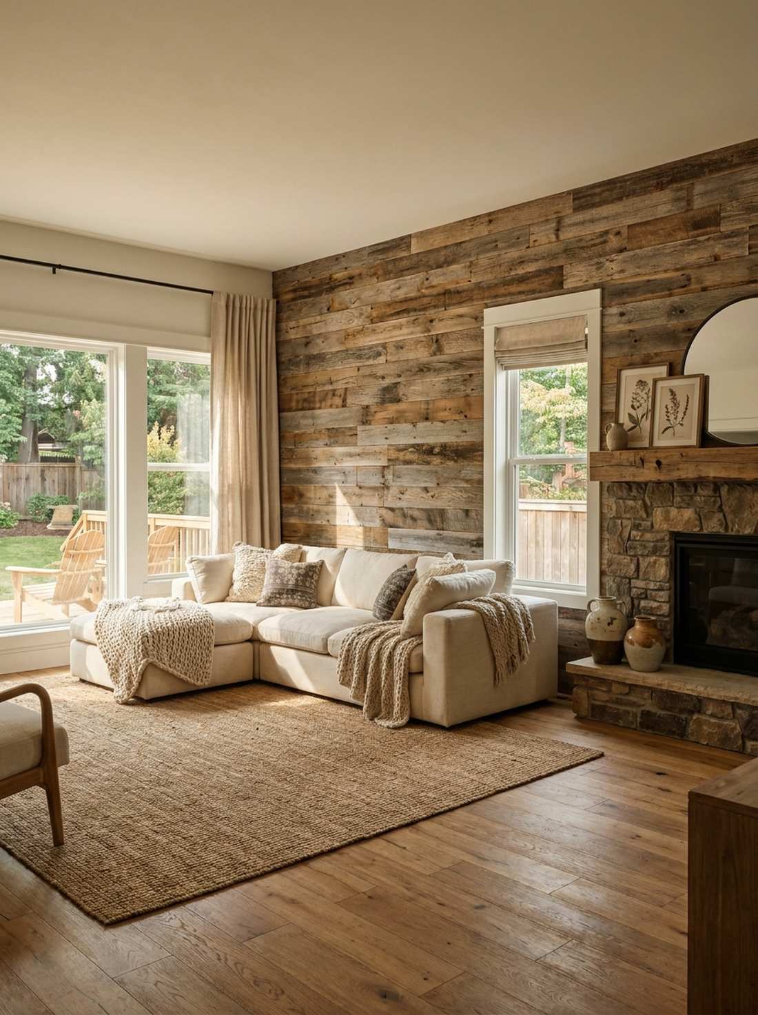 reclaimed wood surfaces