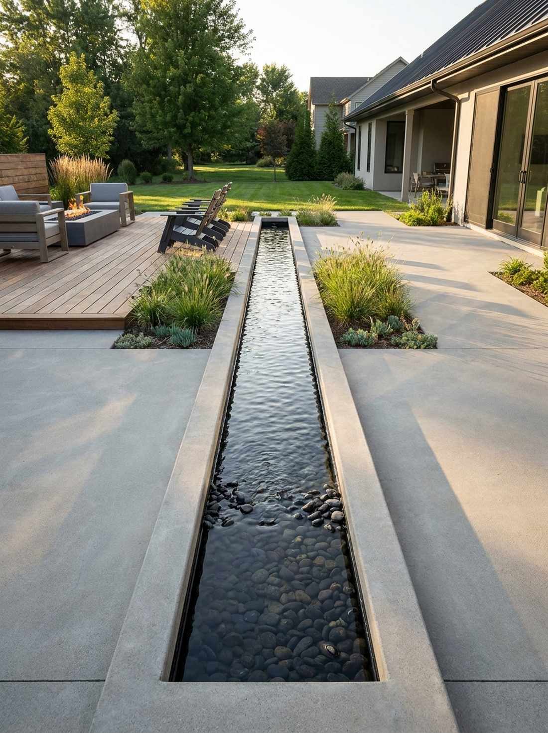 rill linear water channel