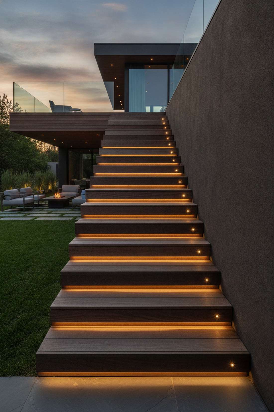 stair nosing marker lights