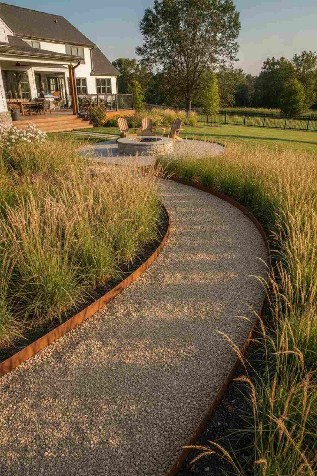 steel edging detail