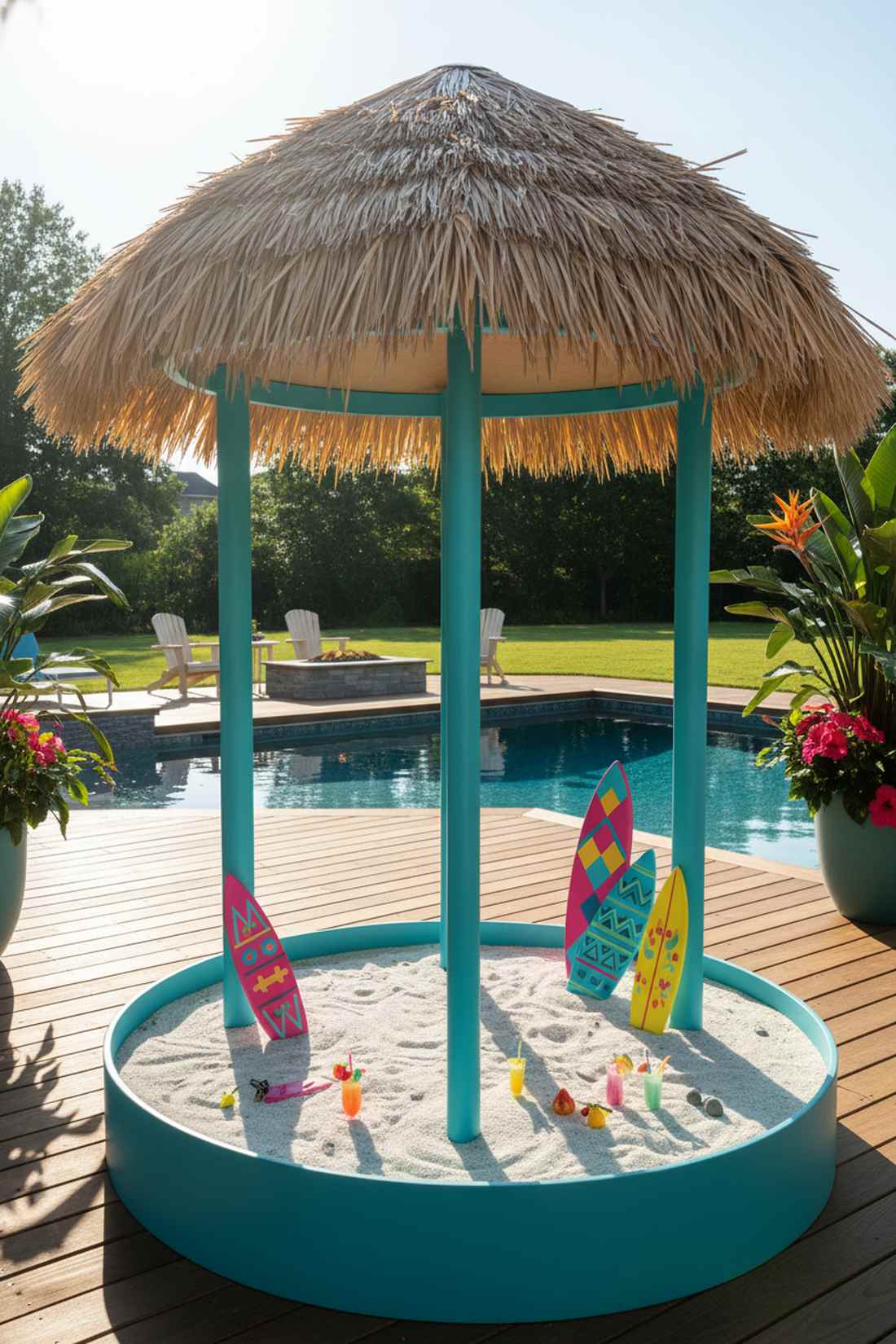 summer beach cabana