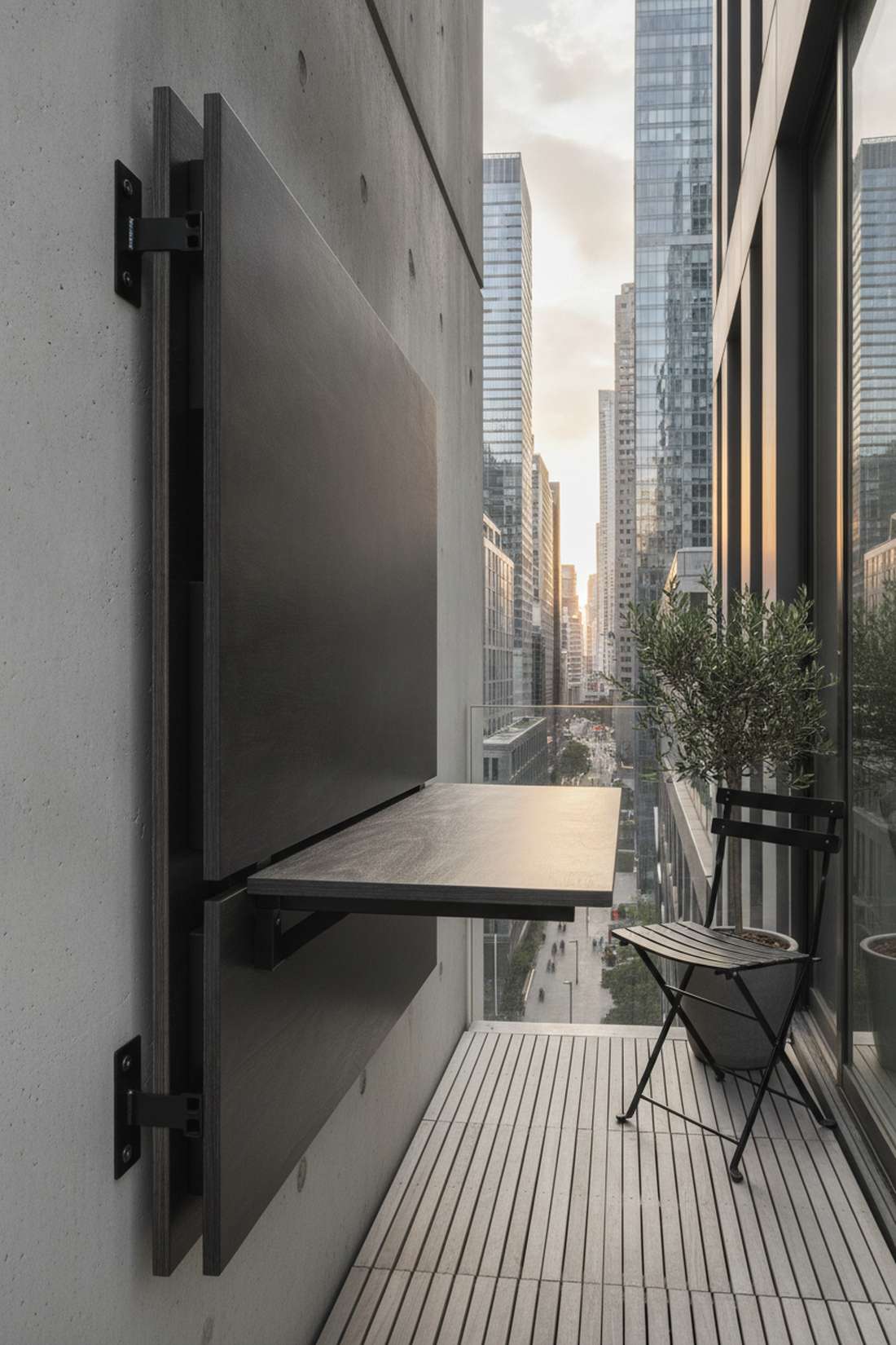 wall mounted fold down table