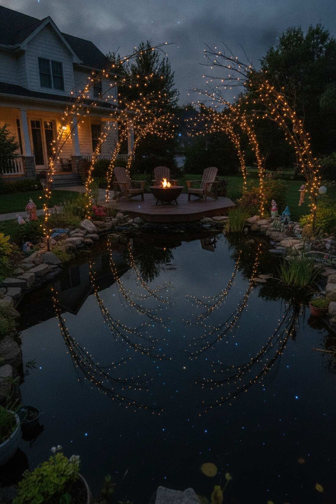 water feature reflection