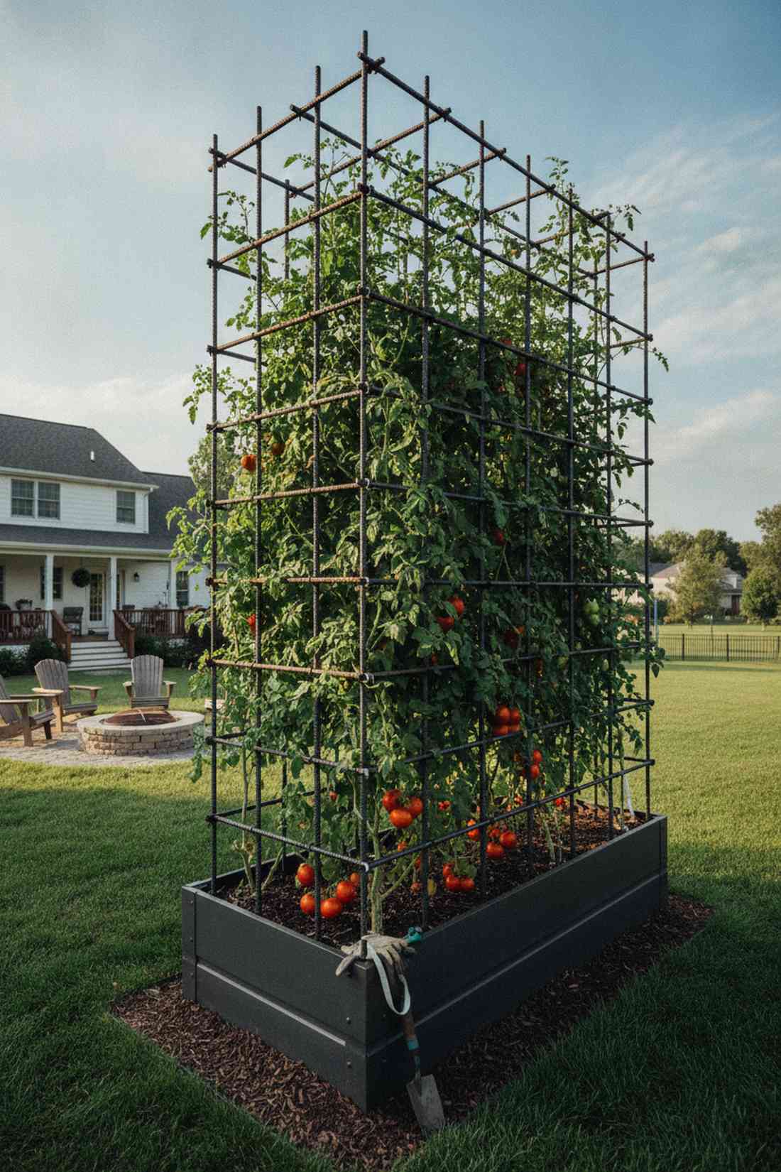 welded rebar trellis