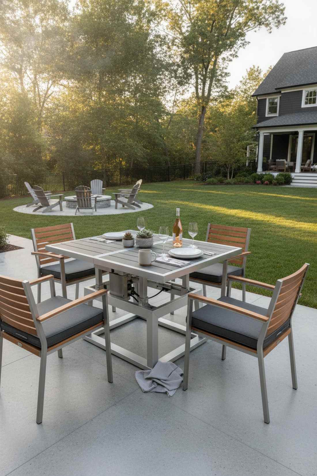 adjustable height seating platforms