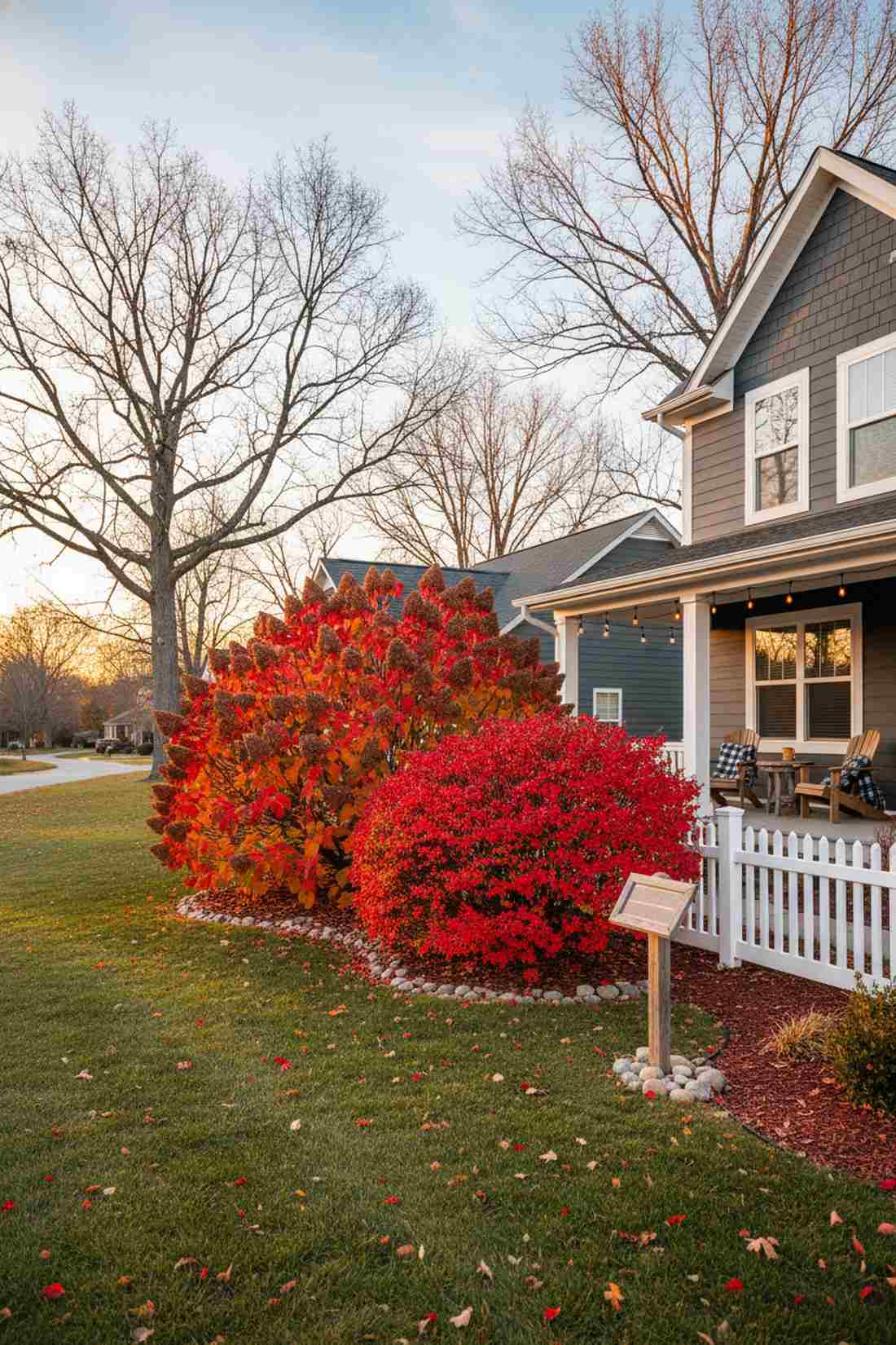 autumn foliage transition