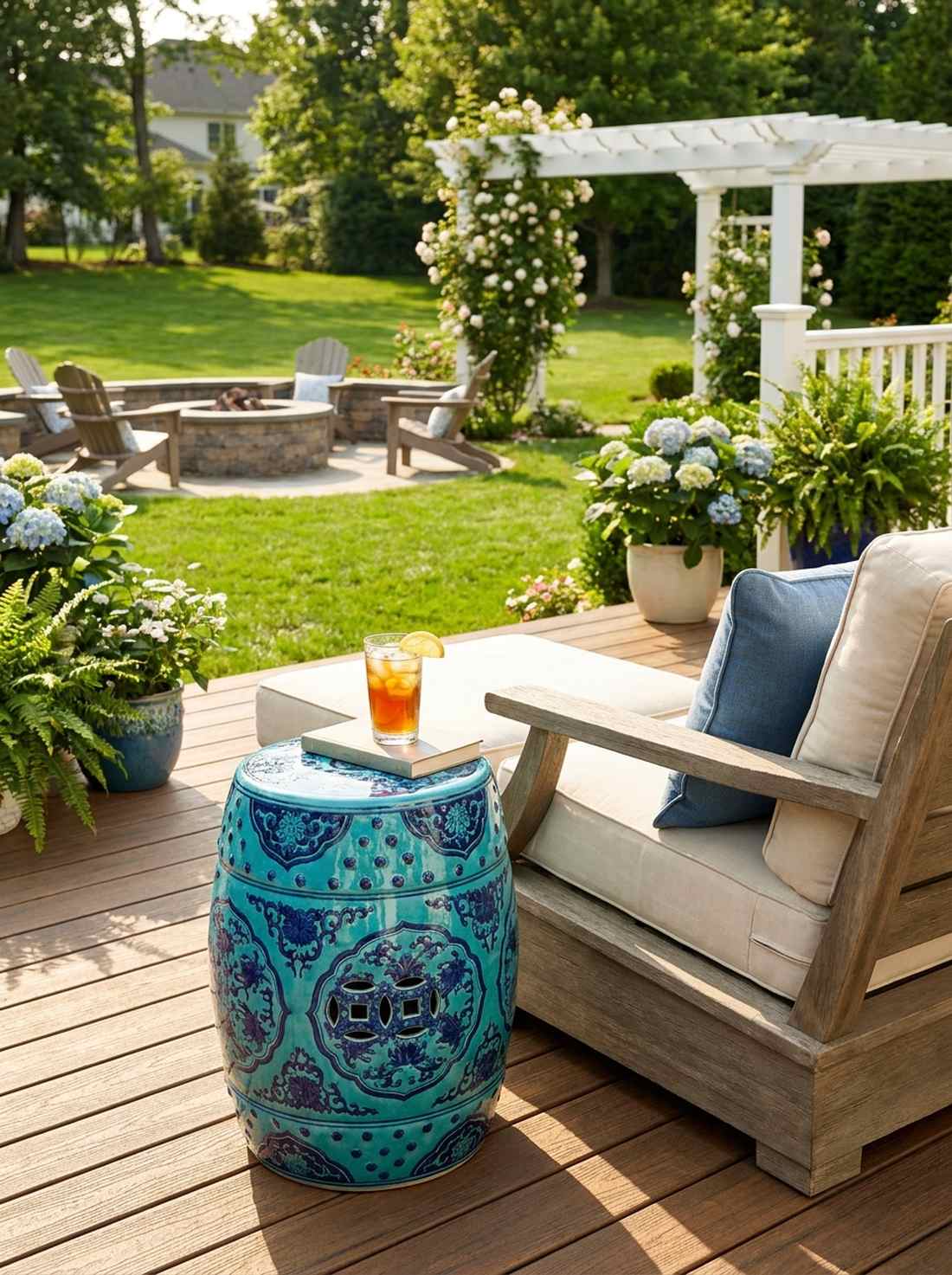 ceramic garden stools