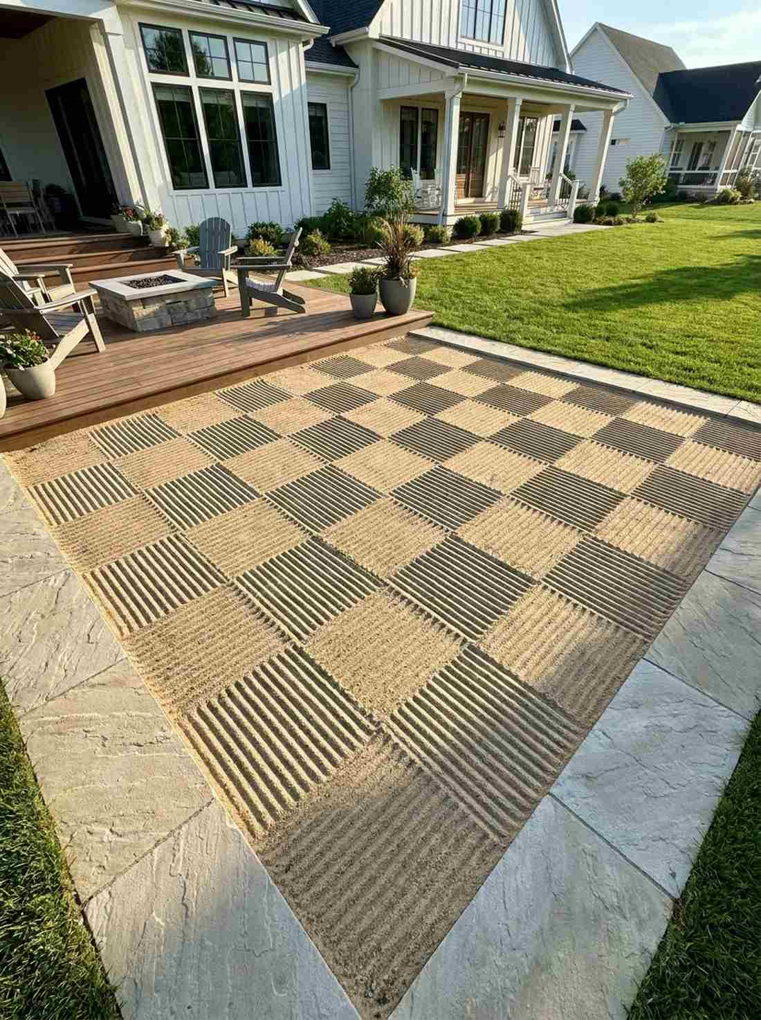 checkerboard grid pattern