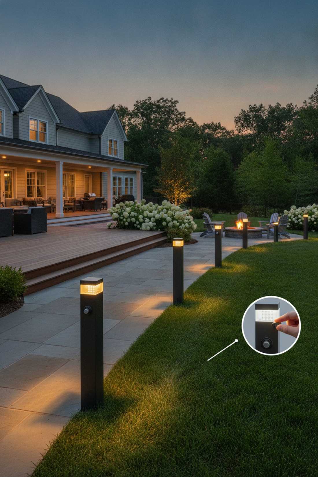 color temperature selectable posts
