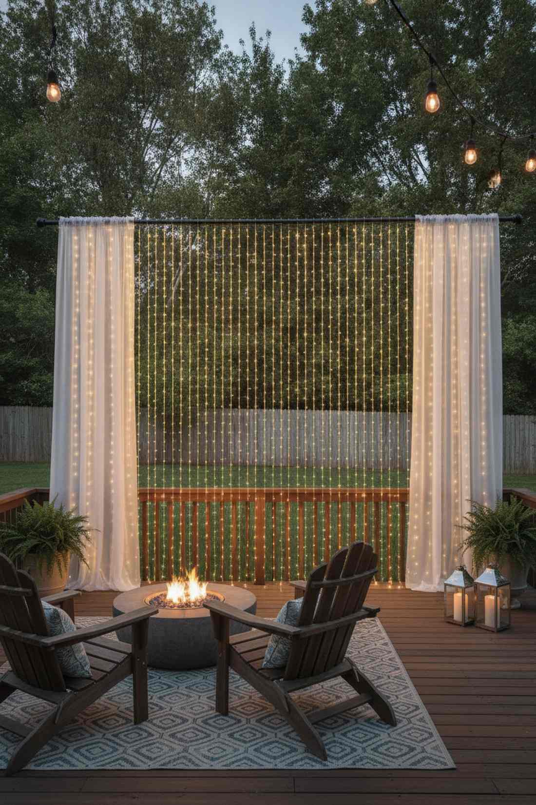 curtain light backdrop