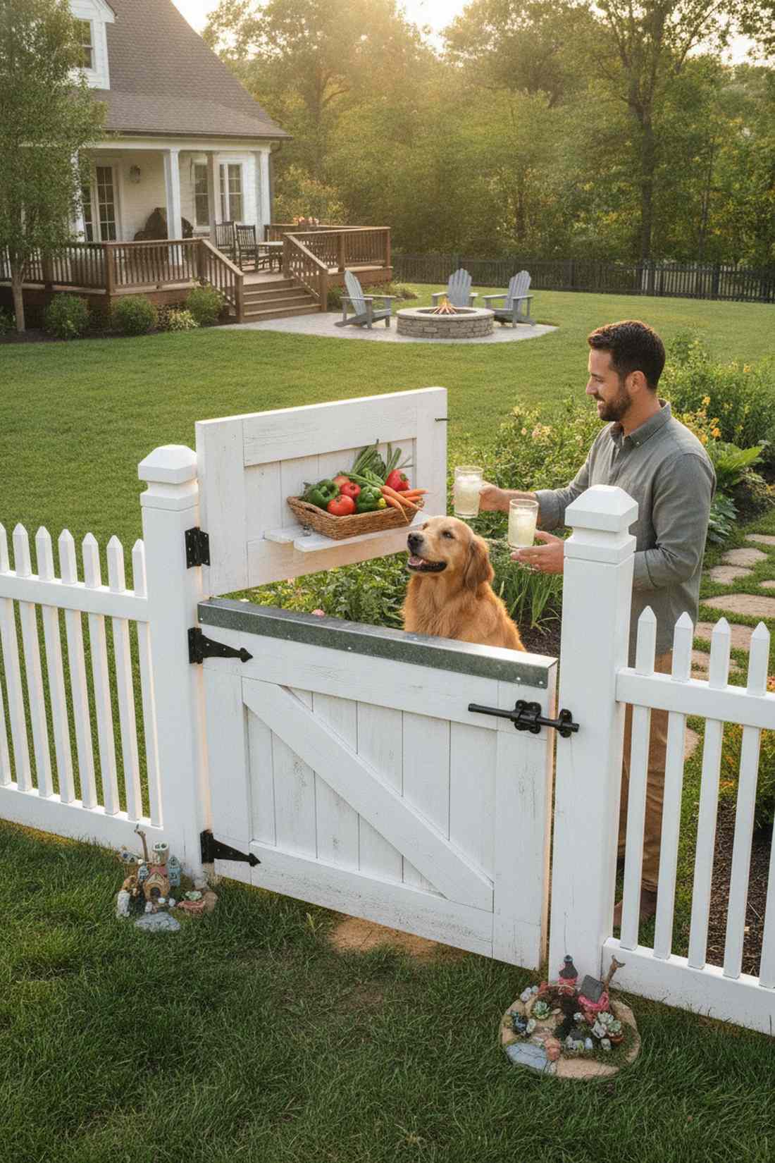 dutch door garden gate