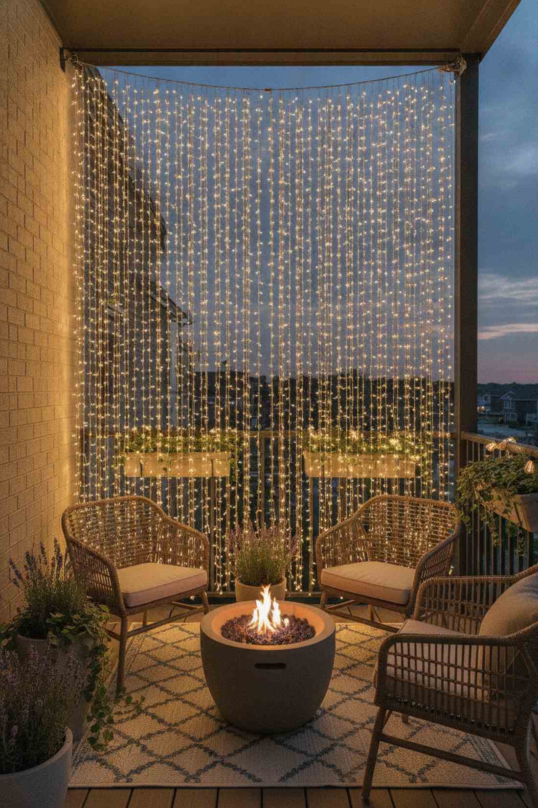 fairy light curtains